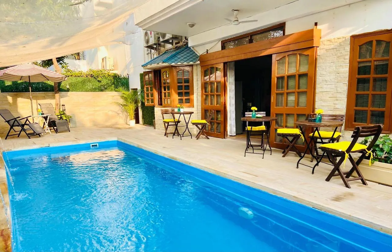 Roshani Pool Villa Gurgaon - 7Br #Privatepool #Villa #Bungalow #Garden #Staycation